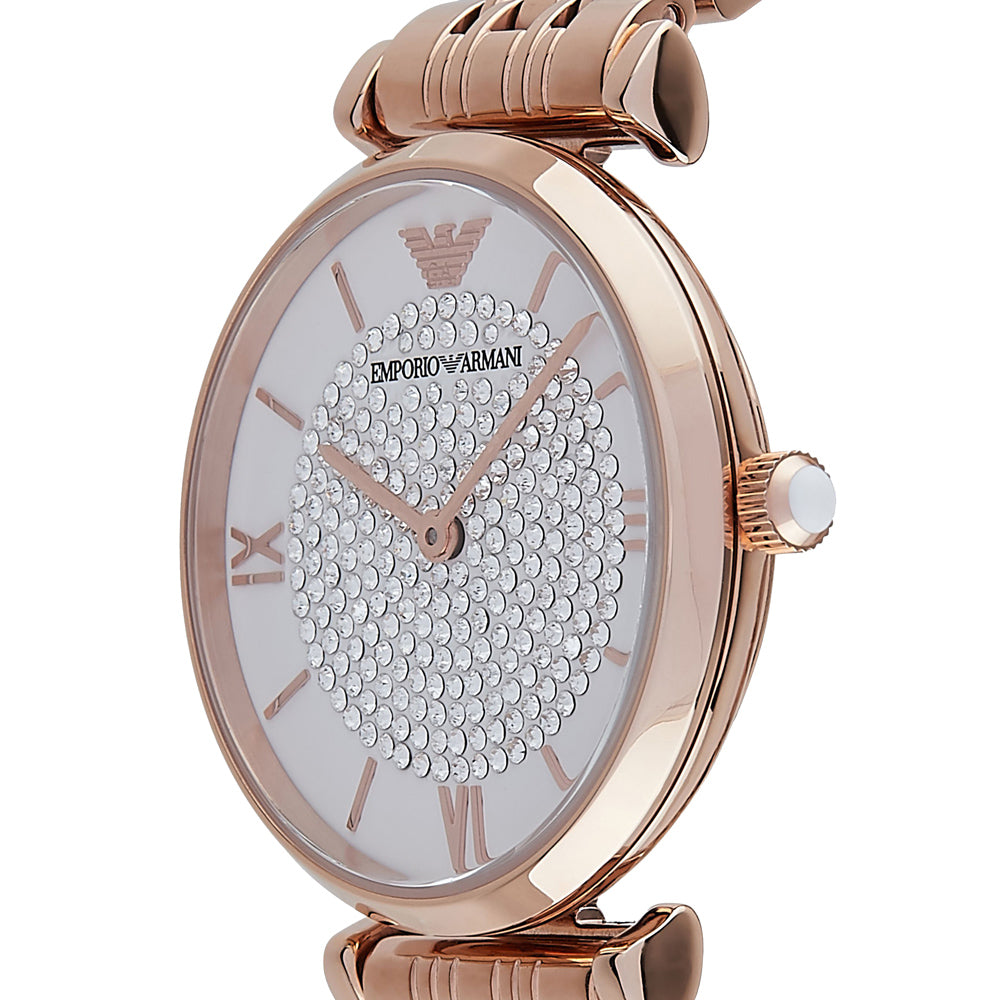 Emporio Armani Rose Gold-Tone Analogue Watch AR11244 – SUNKISSED