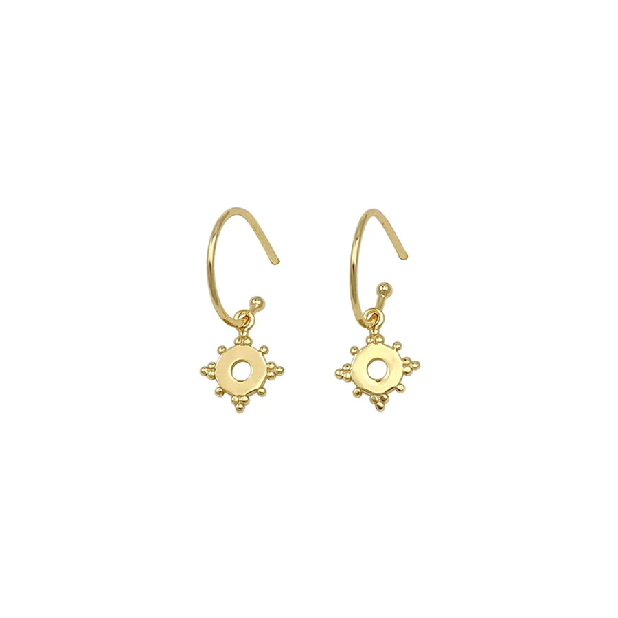 Jolie & Deen Pia Earrings Gold/Silver