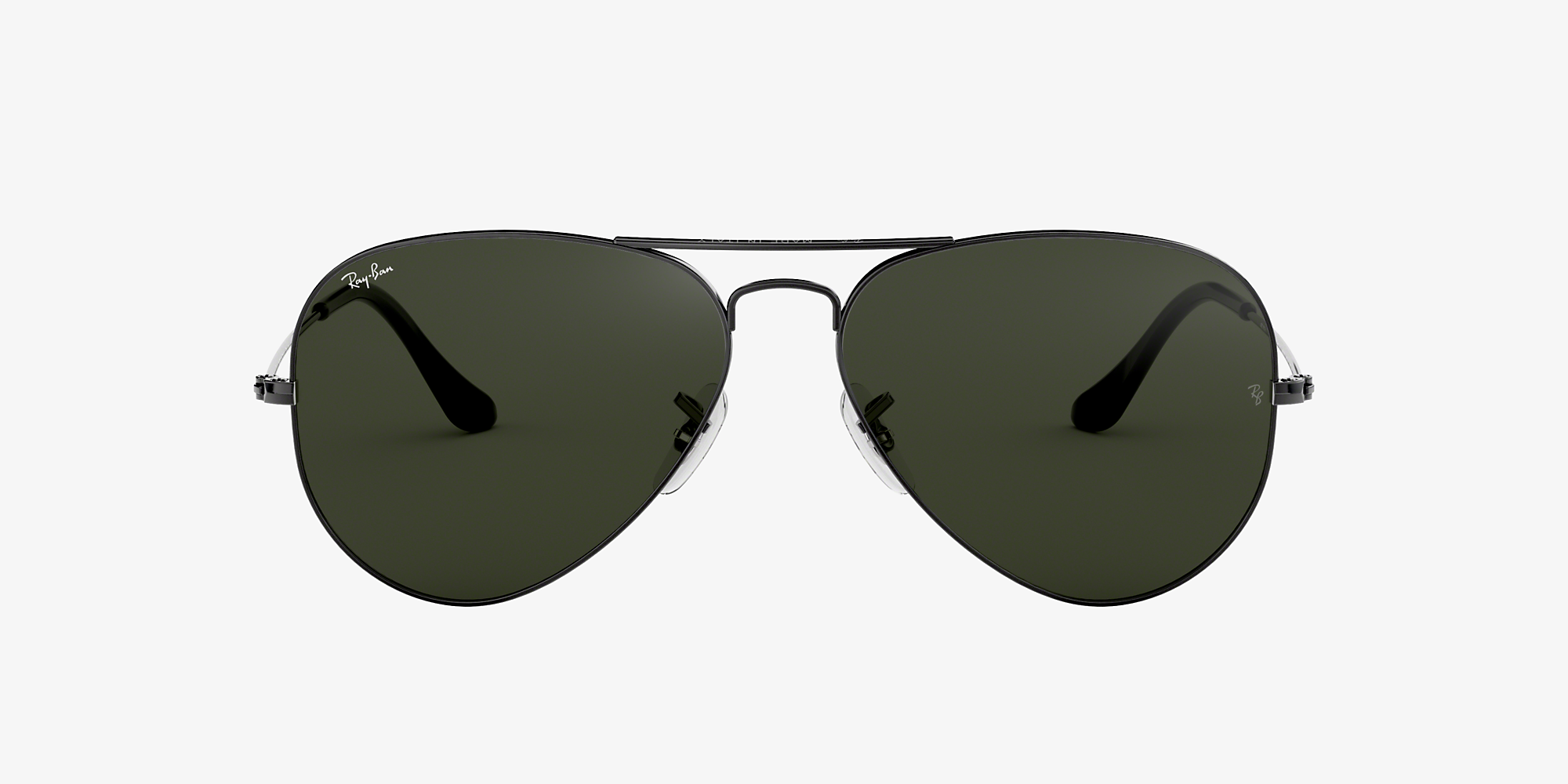 Ray Ban Aviator Classic Gunmetal Green Sunkissed