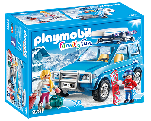 PLAYMOBIL Family Fun Family With Car And Caravan 9502 Camping Holiday
