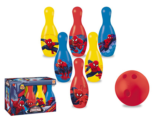 spiderman bowling set