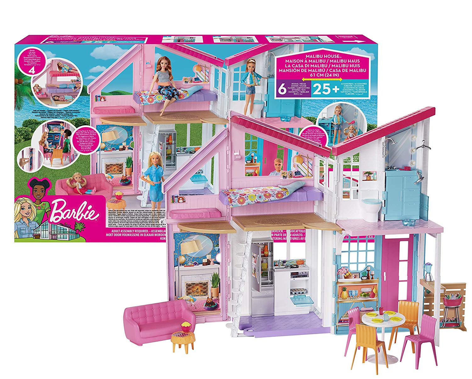 barbie house playset