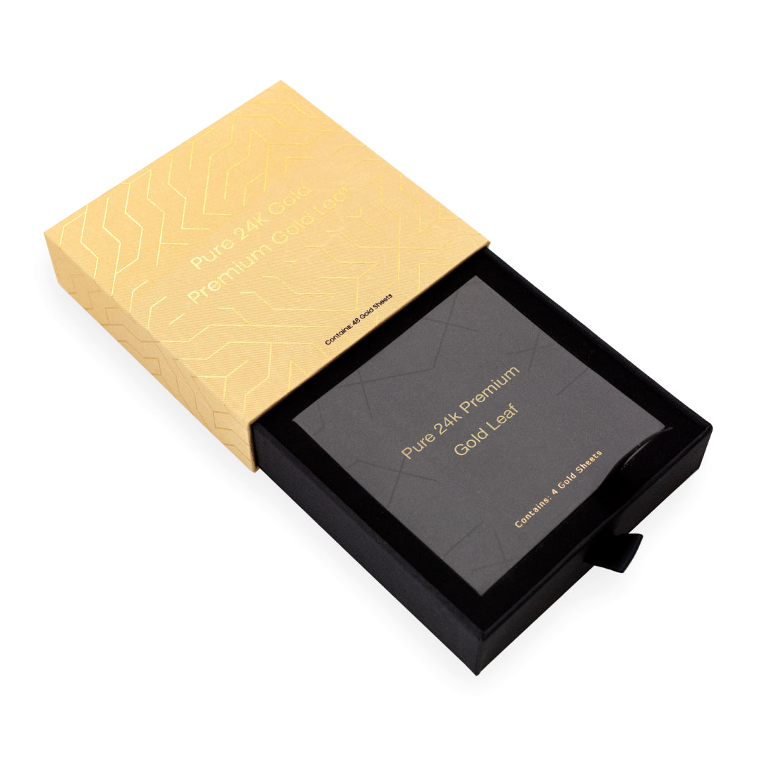 Golden Leaf - Pure 24K Gold Premium Gold Leaf – Cocoàge Cosmetics