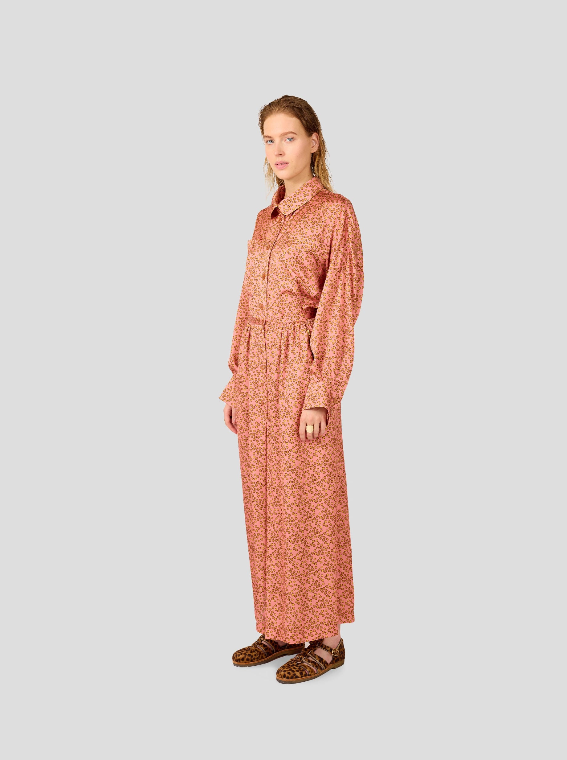 Chemise Astrée en Messy Dots Canyon Clay