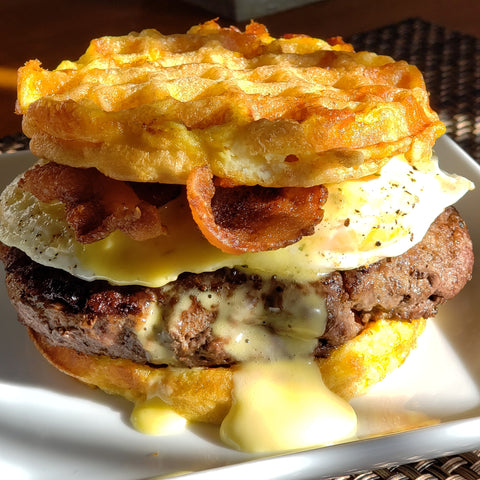 Keto Wagyu Cheeseburger