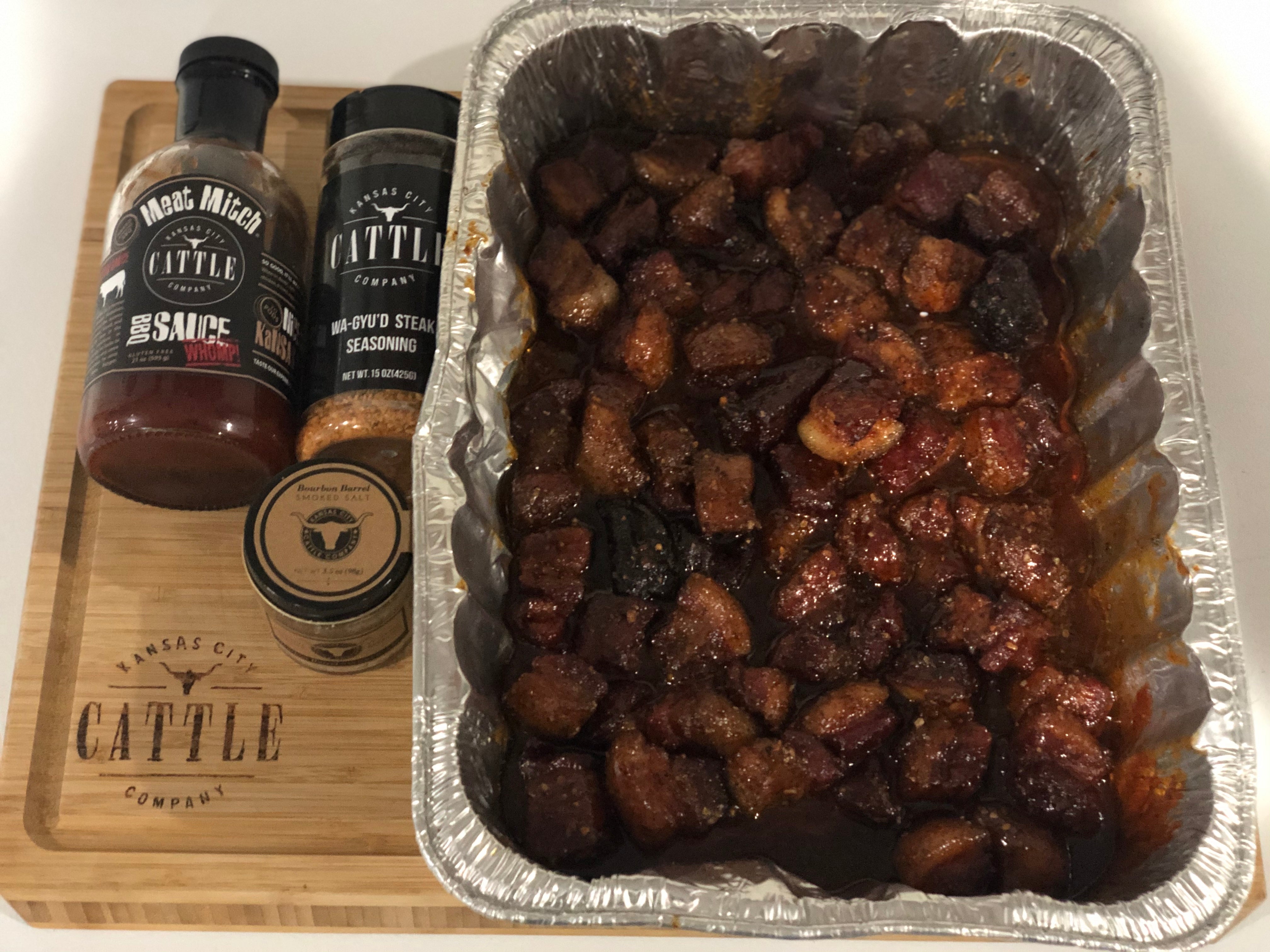 kc cattle company berkshire pork belly burnt ends