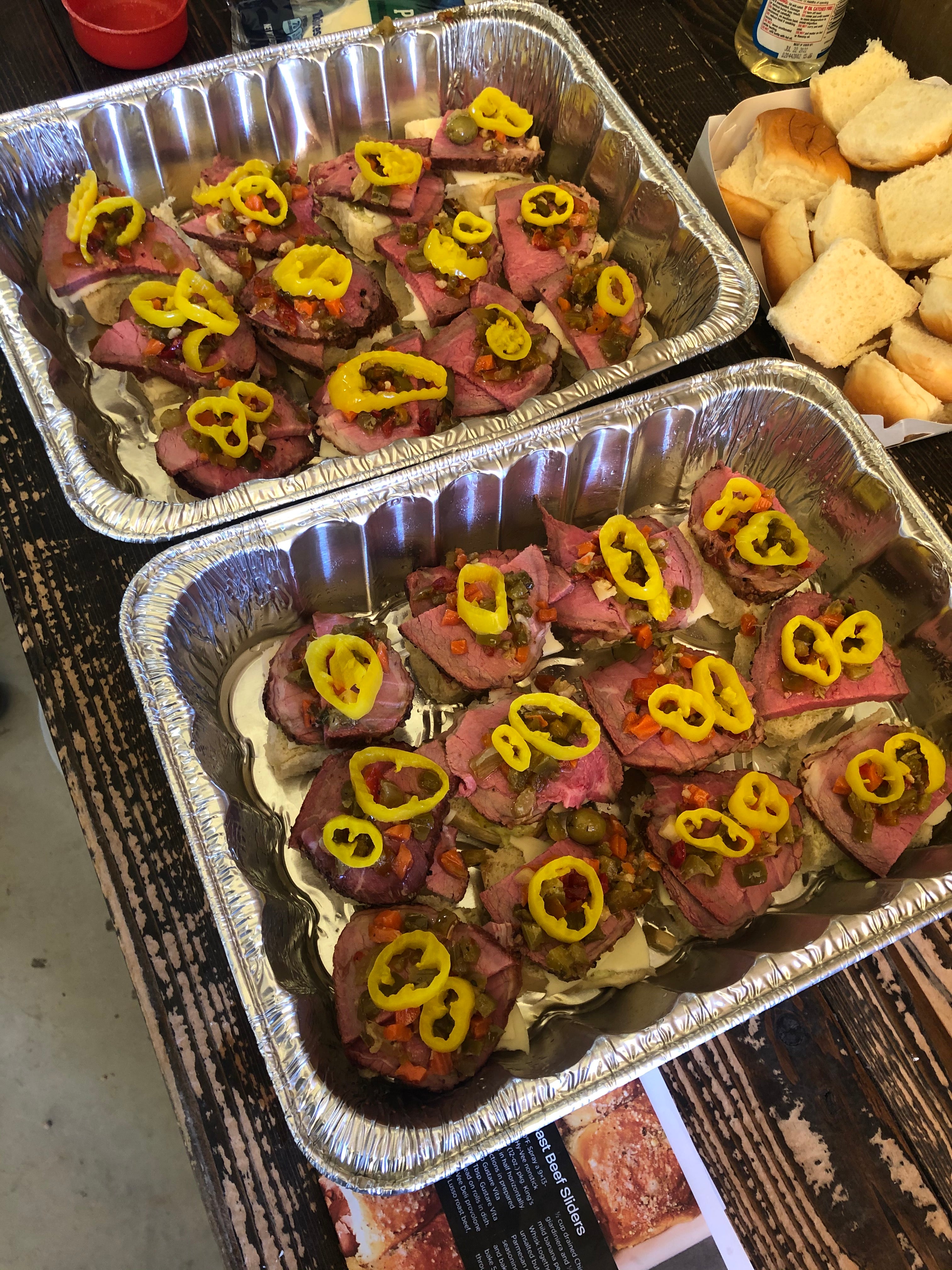 wagyu italian roast beef sliders kccc