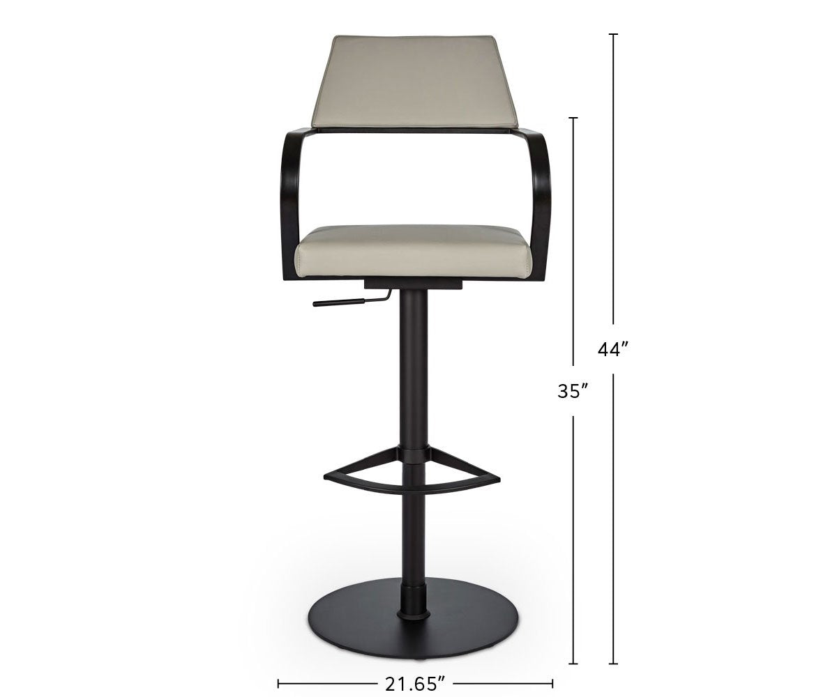 Tovi Adjustable Counter and Bar Stool dimensions