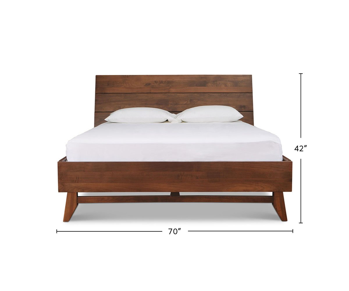 Wood Castle Kelby Bed dimensions
