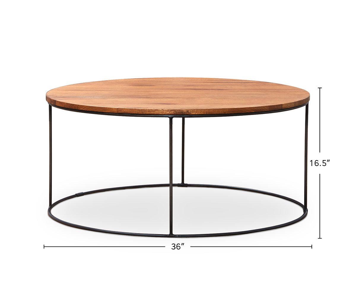 Leende Round Coffee Table dimensions