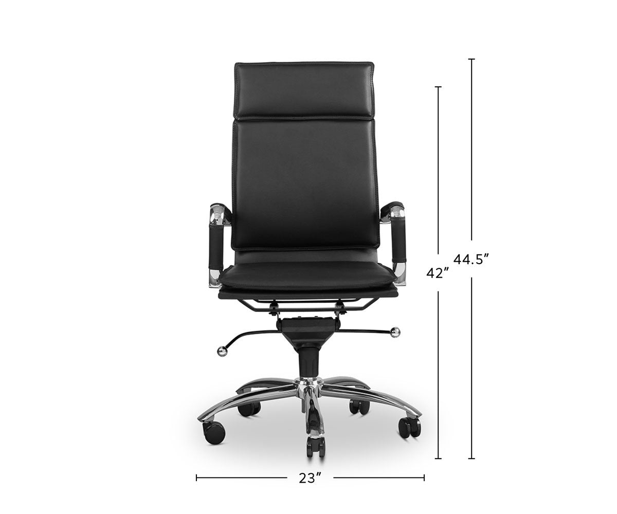 Brock High Back Office Chair dimensions