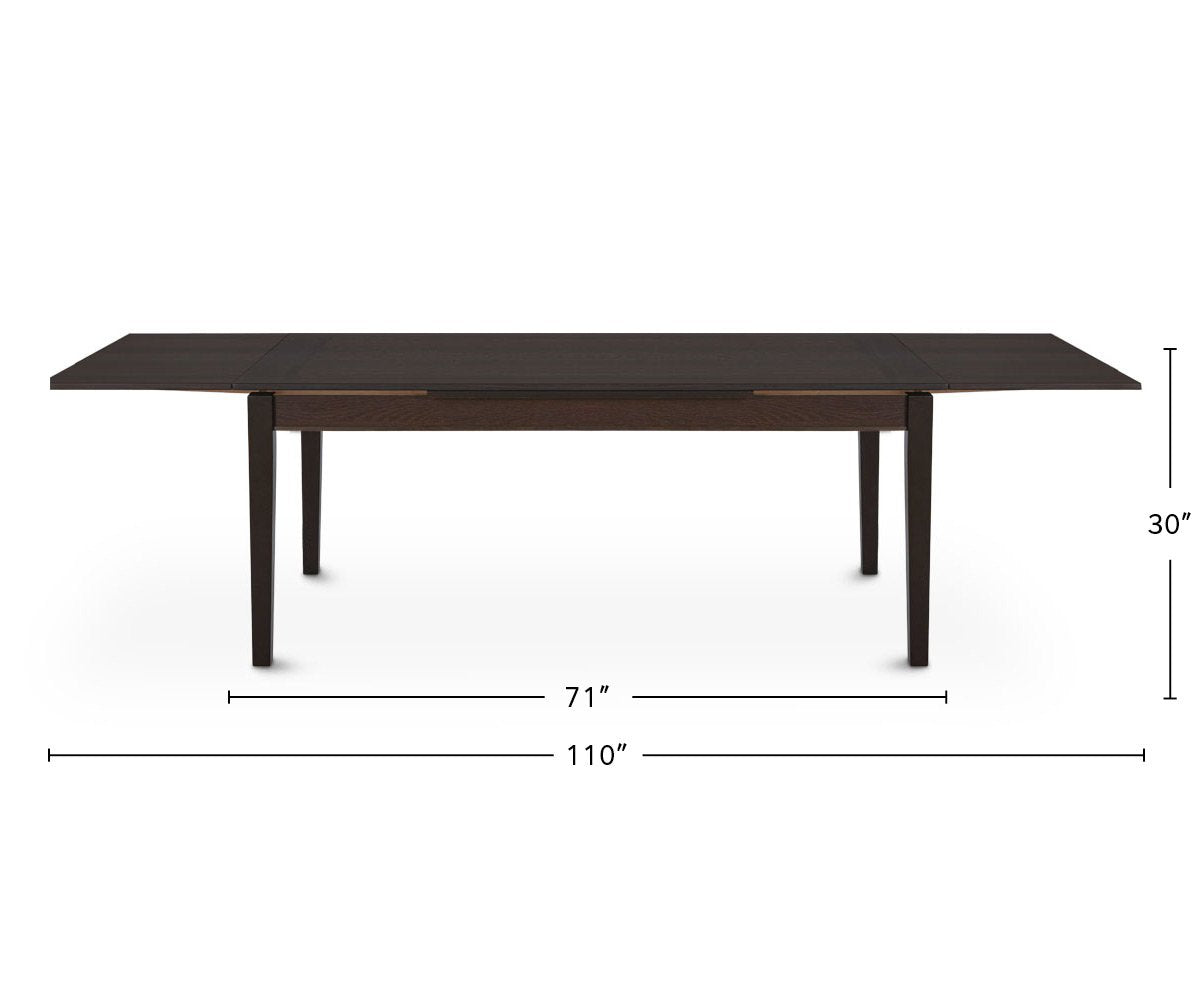 Dinex Sami Extension Table dimensions