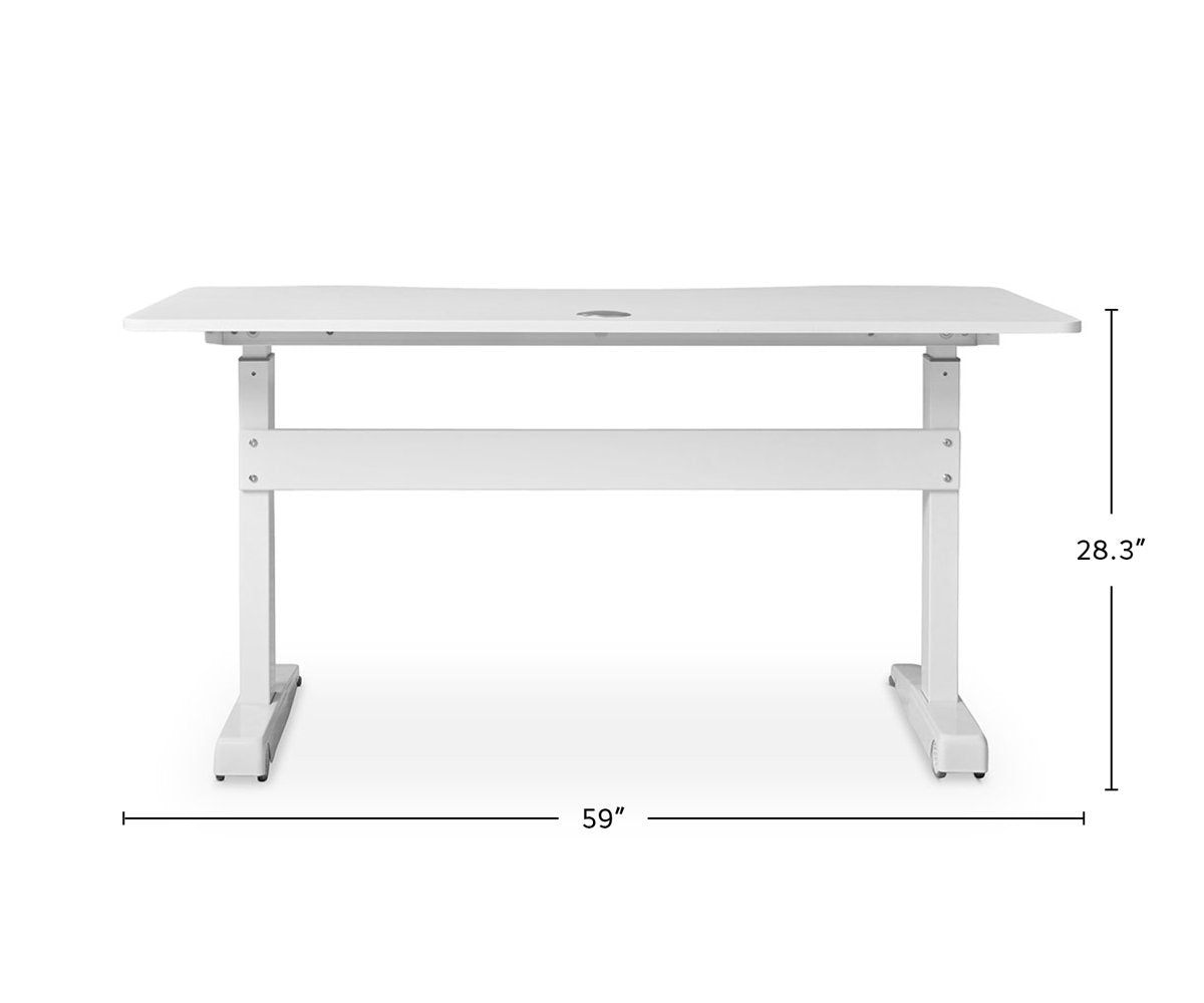 Amli Adjustable Standing Desk dimensions