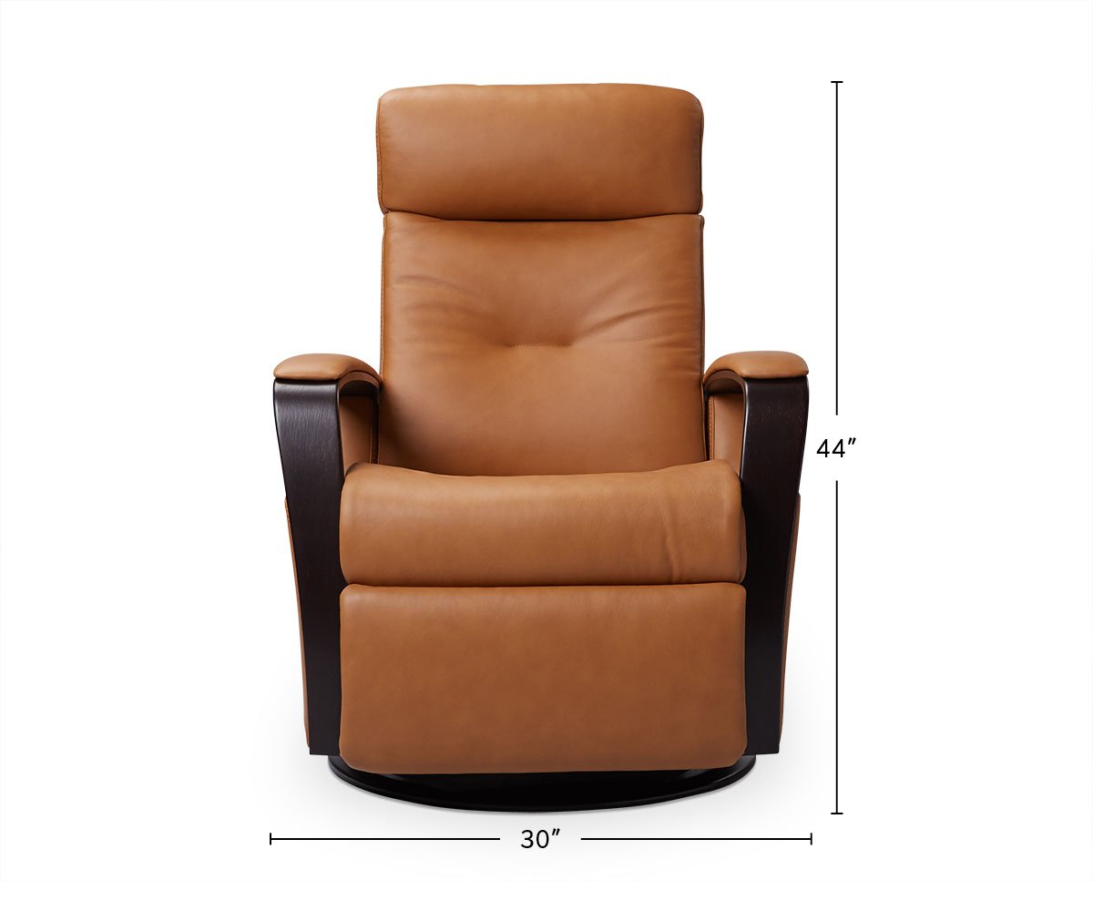 Namsos Leather Power Recliner dimensions
