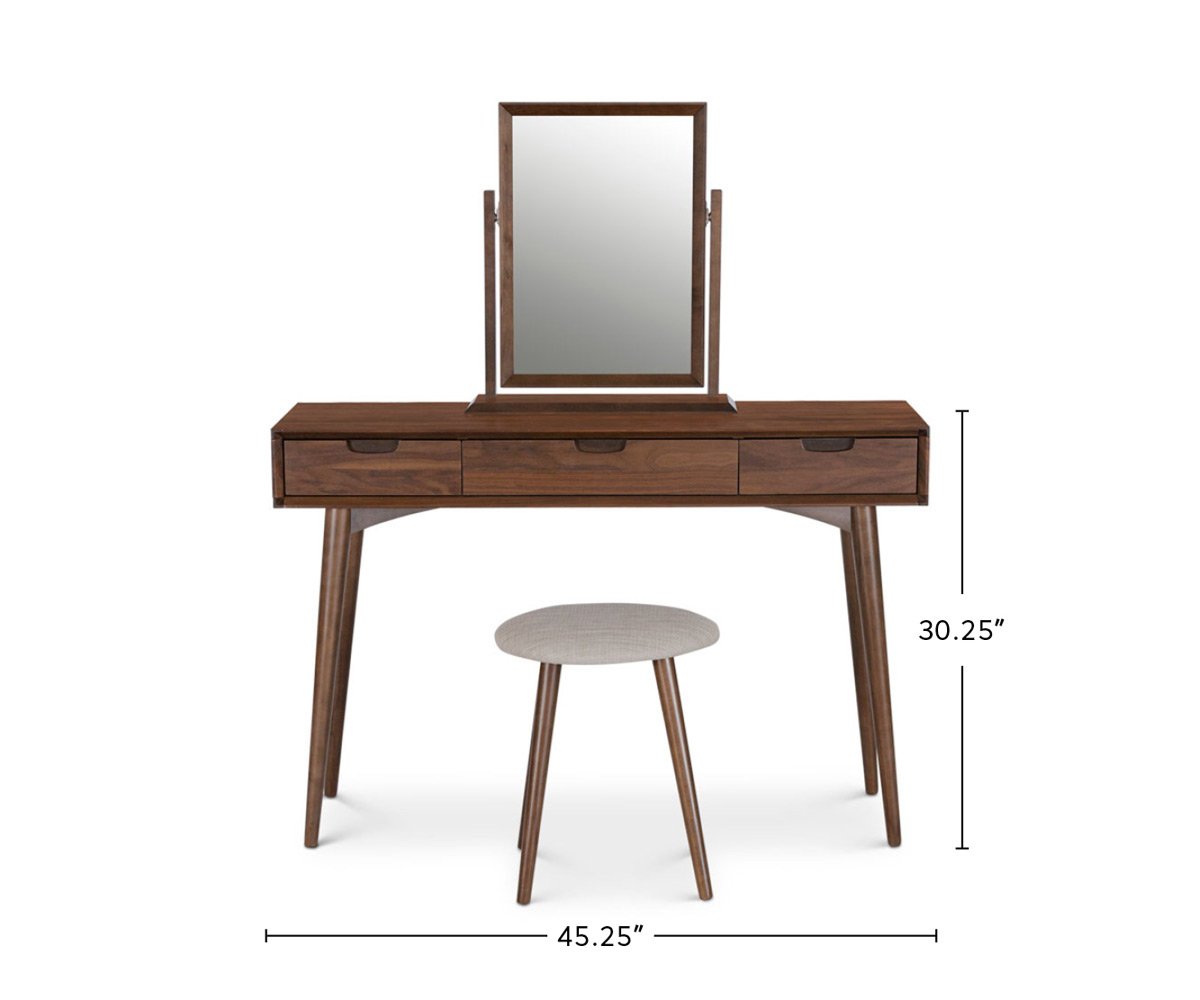 Juneau Vanity Table - Scandinavian Designs