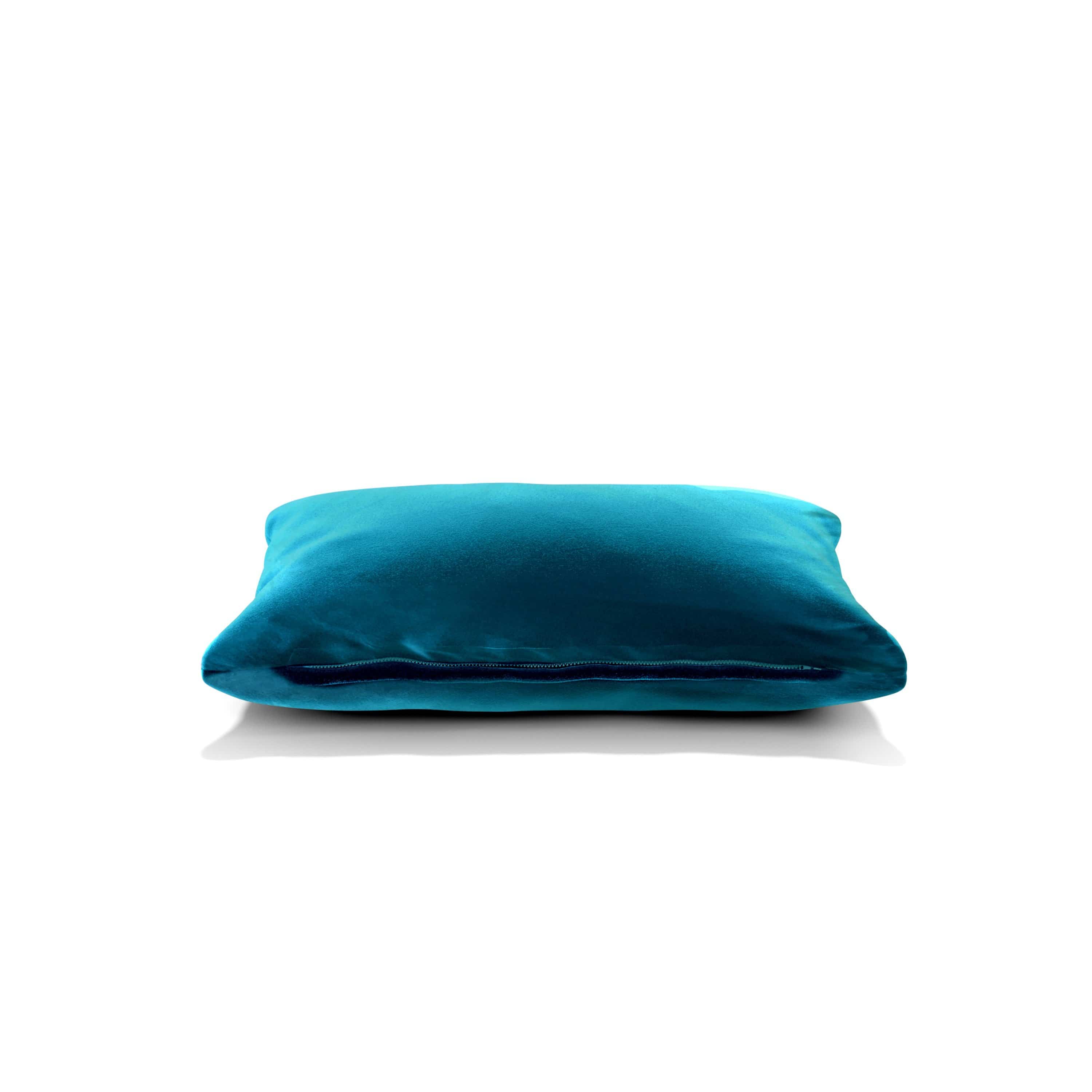 Joei Velvet Lumbar Pillow - Teal