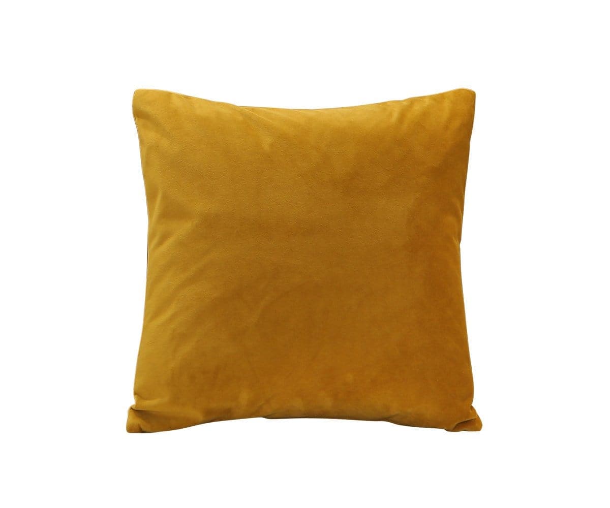 mustard throw pillow geometric
