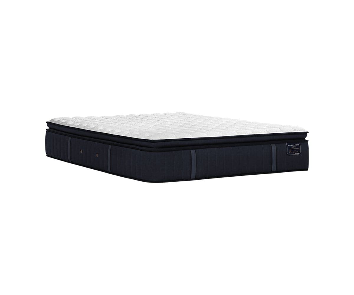 stearns & foster hurston queen firm euro pillowtop mattress