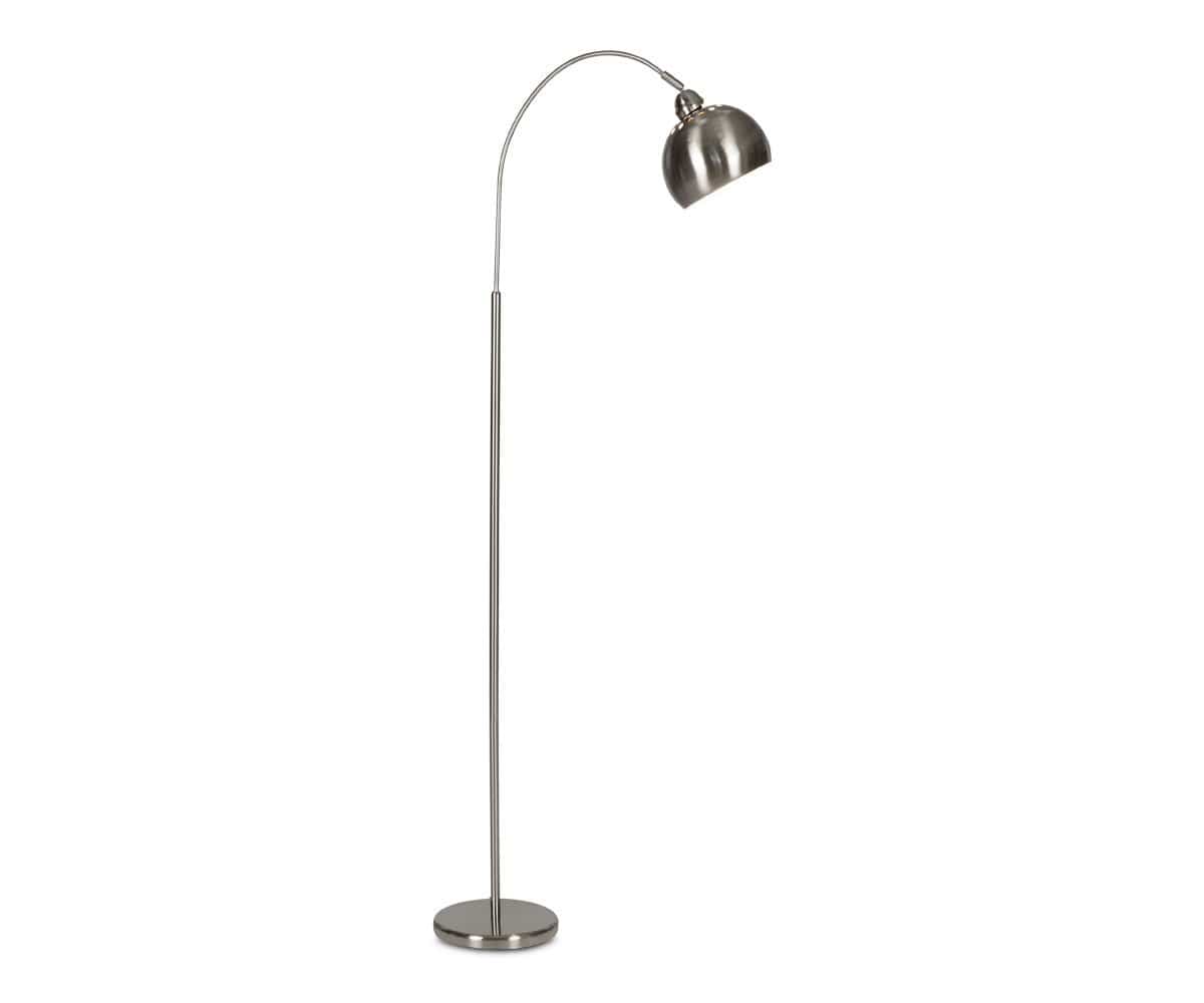 glass lamp with grey shade