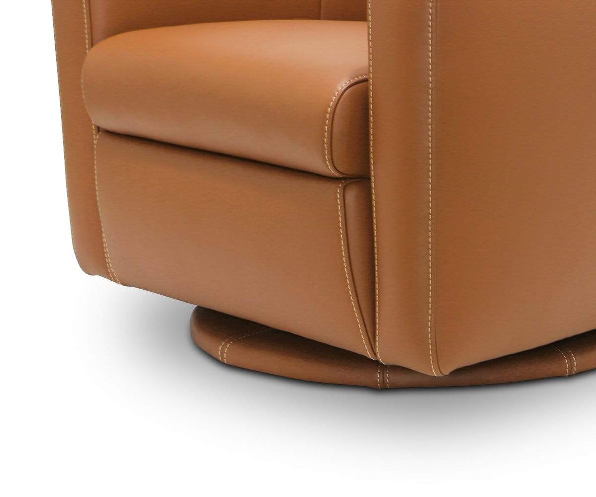 linus swivel glider chair