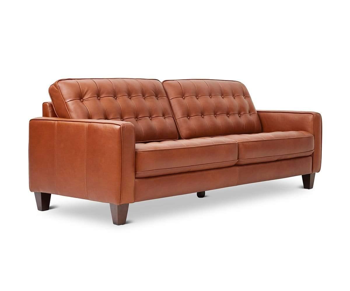 dania furniture leather sofa