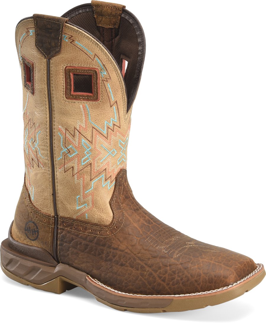 Double H Buffalo Print Square Roper Boots – Pard's Western Inc.