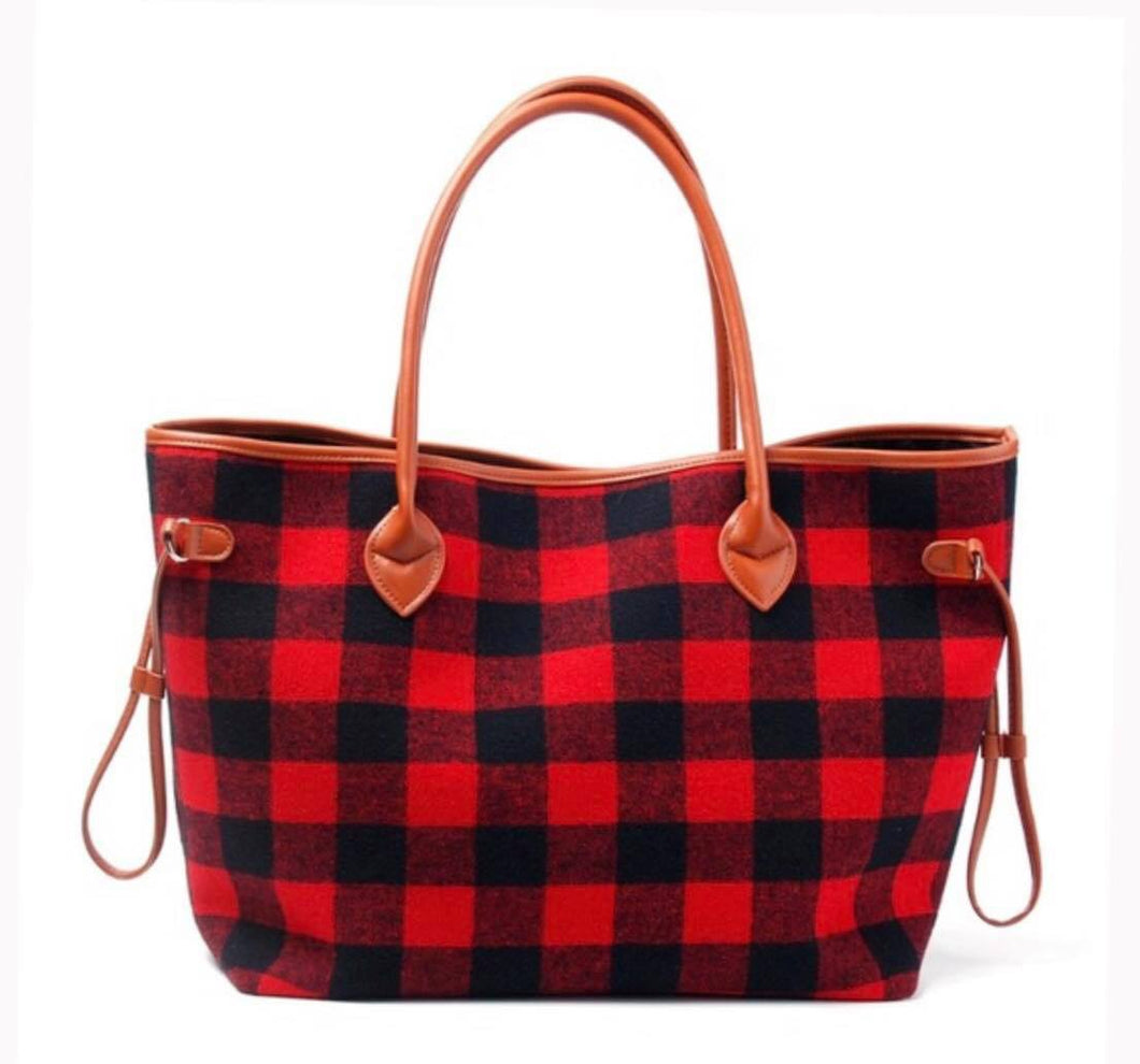 buffalo plaid purses