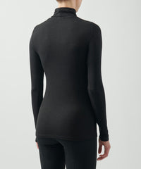 Kismet Turtleneck Shirt UV with Thumbhole “Alexa” Black Medium by TackNRider