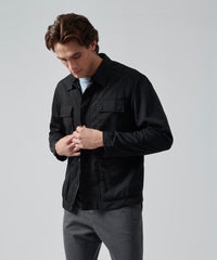 ATM Anthony Thomas Melillo Men's Nylon Cargo Jacket - Black