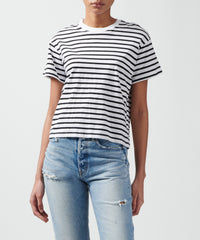 Luxe-T Men's Logo Stripe Cuff T-Shirt