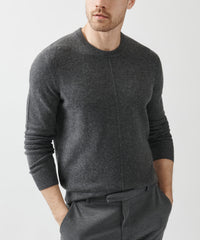 ATM Anthony Thomas Melillo | Recycled Cashmere Turtleneck Sweater - Heather Charcoal | S | Heather Charcoal