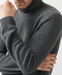 ATM Anthony Thomas Melillo Men's Recycled Cashmere Exposed Seam Crew Neck  Sweater - Chocolate