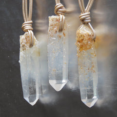 Crystal Quartz Necklace Collection-SweetSatya