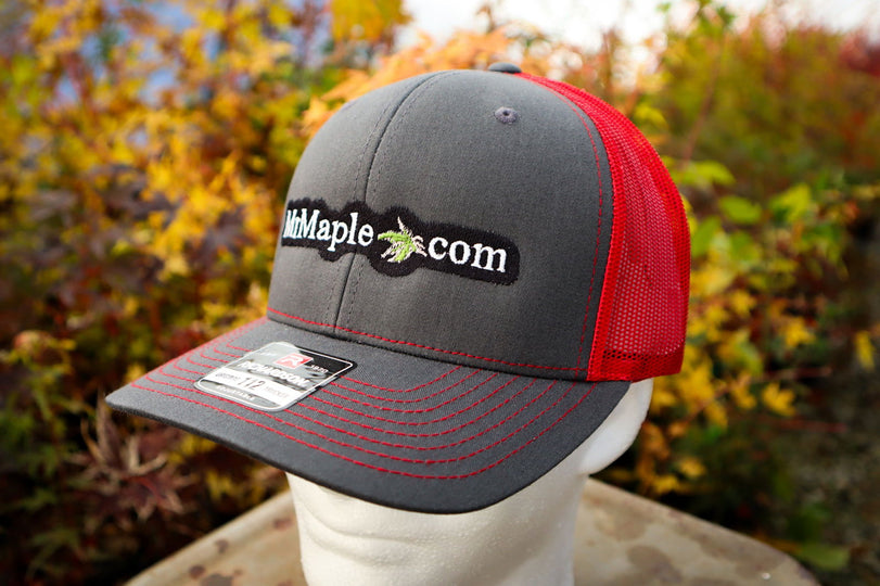 Hat - 'MrMaple.com' - Richardson 112 - Grey & Red Image 1