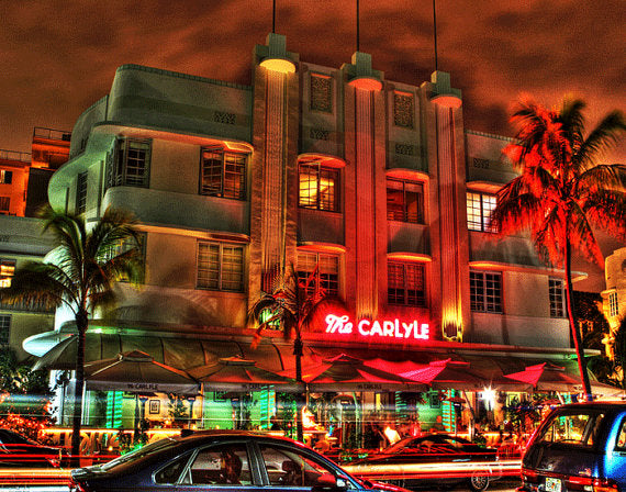 Carlyle Hotel Ocean Drive Artdeco Architecture Photography Miami Beach Roman Gerardo Gallery