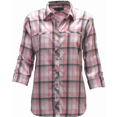 N Touch Women's Plaid Shirt - Good's Store