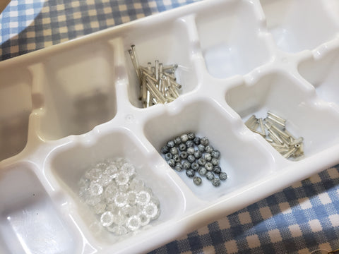 Ice tray as an organizer