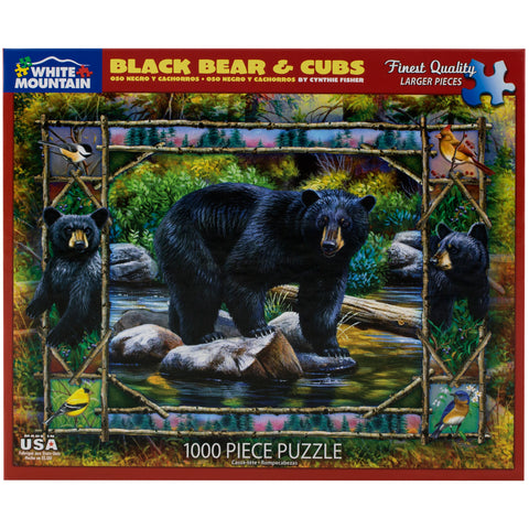 Black Bear & Cubs Puzzle
