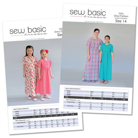 Sew Easy Girl's Dress Pattern