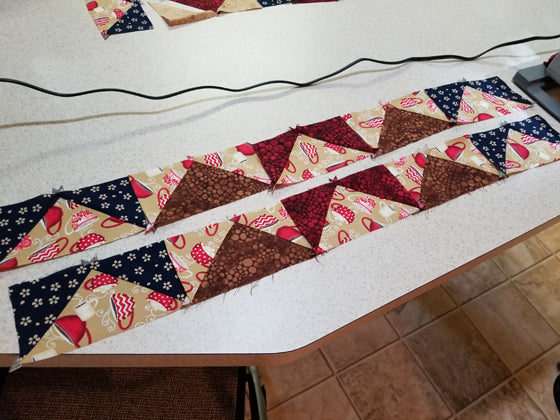 Edge of table runner