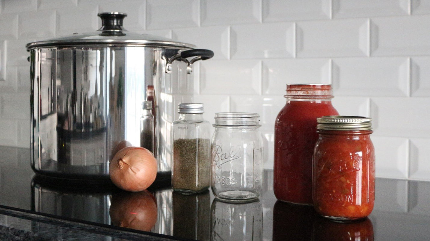 Canning Supplies, Canner, Jars, Spice, Onion