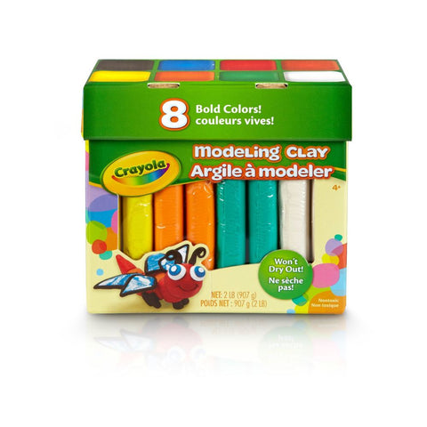 Crayola Air Dry Clay, Classic Colors, Bulk (4) Set of 2.5 lb. Resealable  Buckets, Modeling Clay Alternative for Kids