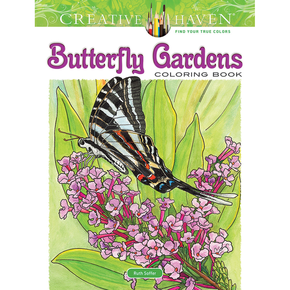 Download Dover Butterfly Gardens Coloring Book 9780486836515 - Good ...