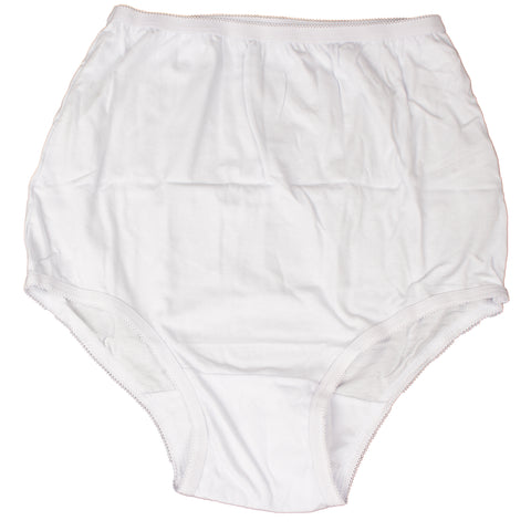 SCALLOP TRIM FULL NYLON PANTY STYLE 719 3-PACK