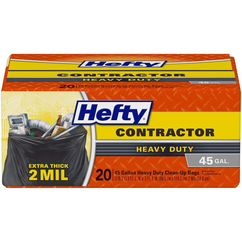 Hefty Clean-Up Bags, Heavy Duty, Extra Thick, 42 Gallon - 40 bags