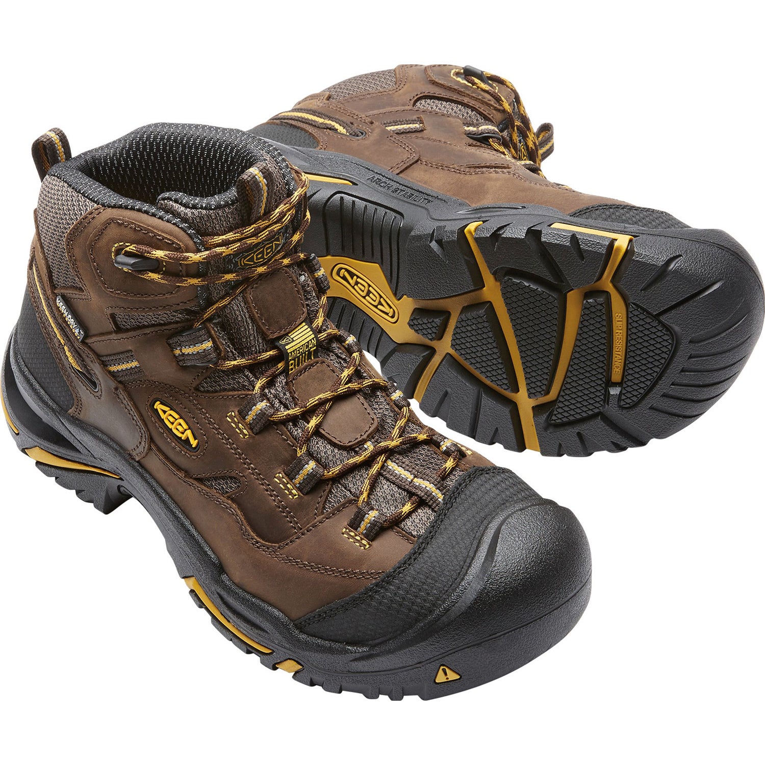 Keen Footwear Men's Braddock Waterproof Mid Steel Toe Boots 1011242 ...