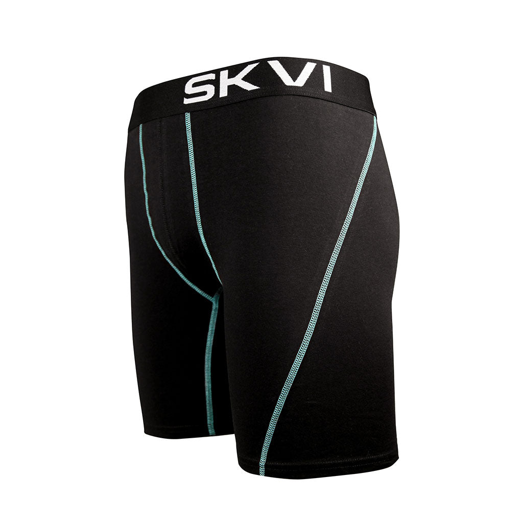 SKVI Black-Black Boxer Briefs 2-pack