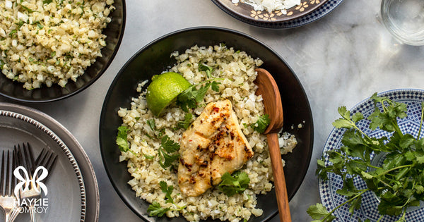 Chili-Coconut-Lime Chicken with Cauliflower Rice