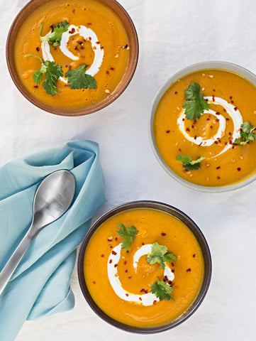 Curried Coconut carrot Soup - FMD Phase 3 Soup | Haylie Pomroy