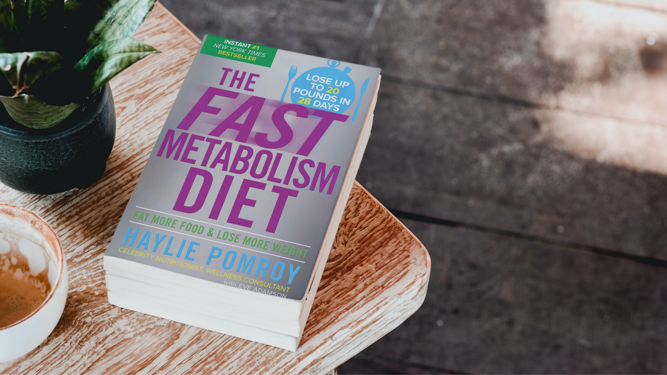 The Fast Metabolism Diet book on desk